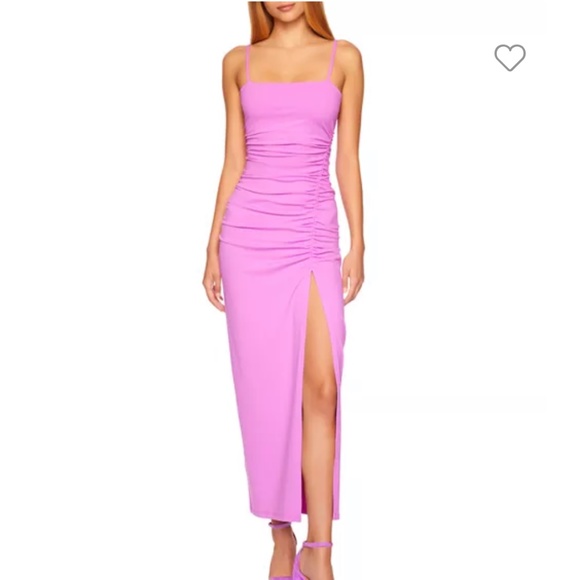 Susana Monaco- Purple Ruched Dress - Picture 1 of 5